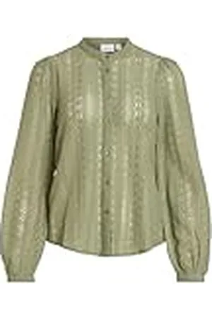 VILA Dames Vichikka Lace L/S Shirt-Noos Blouse, , M