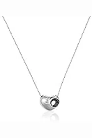 ORPHELIA Dameshalsketting 925 sterling zilver zirkonia 45 cm zilver, Sterling zilver, Zirkonia