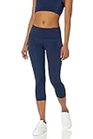 Amazon Dames Active Sculpt Mid Rise Capri Legging, Navy, XXL