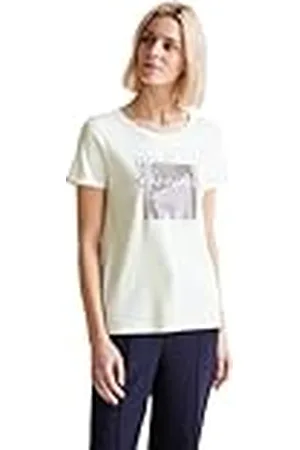 Street one Dames Interlock Partprint Shirt, , 44