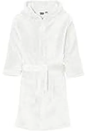 Playshoes Unisex fleece badjas ochtendjas voor kinderen, naturel, 98-104