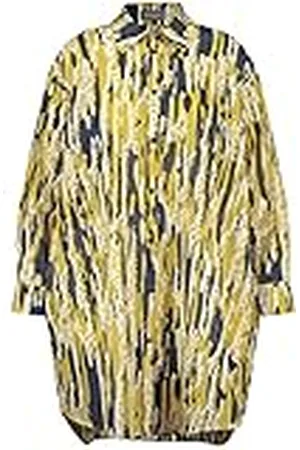Samoon Dames lange blouse met print lange mouwen, manchetten blouse lange mouwen lange blouse patroon, , 54 NL