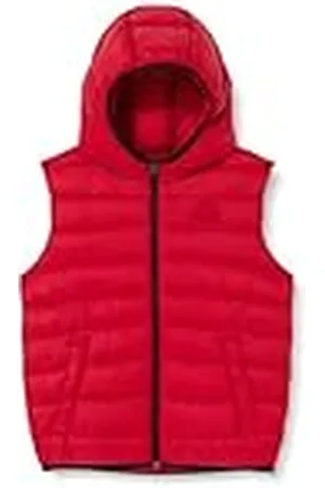 Benetton Gilet 2TWDCJ007 Jas, rood 0V3, El kinderen