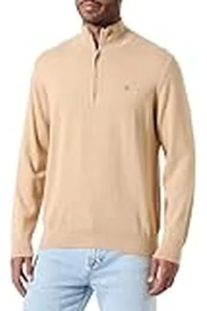 GANT Klassieke katoenen halve rits, , XL