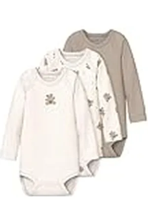 NAME IT Baby Unisex Nbnbody 3P Ls Bear Noos (3-pack), , numeric_92