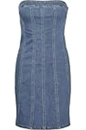 VERO MODA Vmzoie Sl Short Denim Dress, , XL
