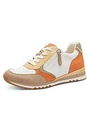 Marco Tozzi 2-23730-44 Damessneakers, wit/peach, 36 EU, , 36 EU