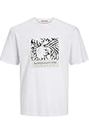 JACK & JONES Jormarbella AOP Branding Tee Ss Cn Pls T-shirt voor heren, , 6XL