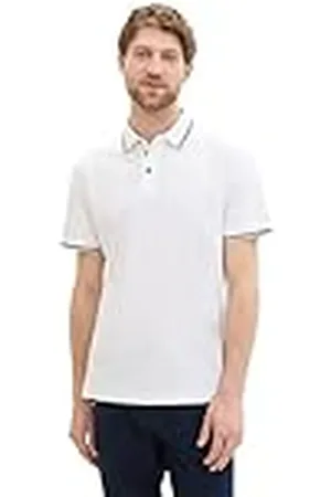 TOM TAILOR Basic Piqué poloshirt voor heren, , XL