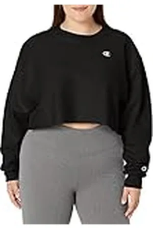 Champion Kampioen Vrouwen Omgekeerde Weave Cropped Uitgesneden Crew Sweatshirt