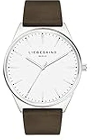 liebeskind Liebeskind Time & Jewel Uniseks analoog kwartshorloge met echt lederen armband LT-0326-LQ