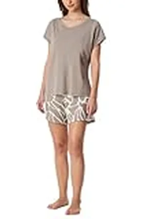 Schiesser Dames pyjama korte broek korte mouwen Modern Nightwear pyjamaset, , 44, , 44