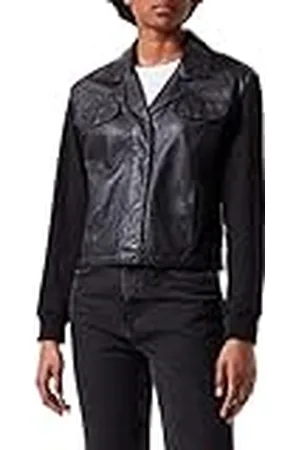 Freaky Nation Dames New Coolness-fn leren jas, , XS