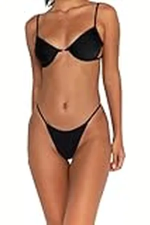 FAE House - Sheridan Bikini Top - Nero - Luxe Dames Zwemmode - - 100% Duurzame stof - Koude handwas - Maat XL