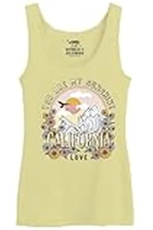 REPUBLIC OF CALIFORNIA WOREPCZTK032 tanktop voor dames "You are My Sunshine California Love", , maat S, , S