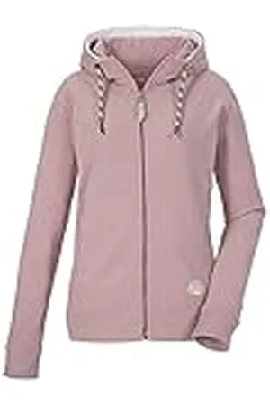G.I.G.A. DX by killtec Dames Casual sweatjack met capuchon GS 50 WMN SWT JCKT GOTS, taupe, 36, 41456-000