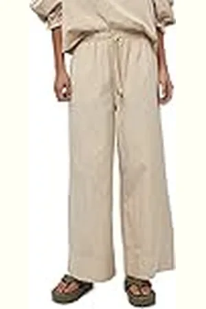 Minus Dames Savia Broek, Zand Strepen, 10