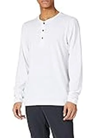 Camel Active Heren 4093719t05 Henley-shirt, Broken White, XL