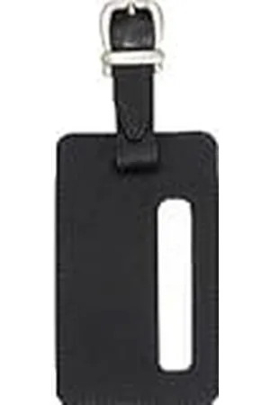 Alassio 43118 Kofferhanger, reistas, rugzakken en koffers van leer, tashanger met gezichtsveld voor persoonlijke gegevens, leren hanger, metalen gesp, , ca. 11,5 × 7 cm, , 12 cm, bagagelabel
