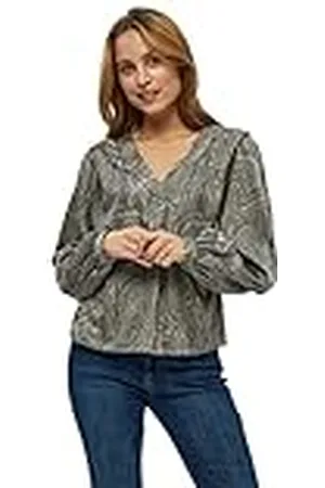Minus Polly Blouse | Zwarte Blouses voor Dames UK | Lente Dames Tops | Maat 6