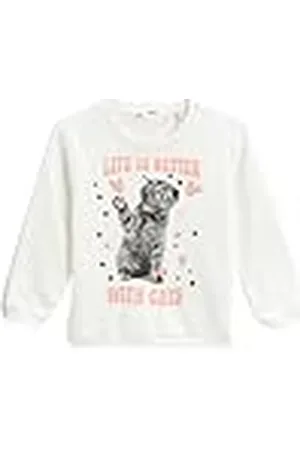 Koton Sweatshirt met lange mouwen en ronde hals voor meisjes, , 5-6 jaar