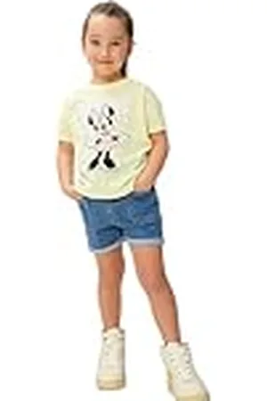 Koton Babygirls Jean Elastische Tailleband Pocket Detail Katoen Shorts, , 3-4 Jaar