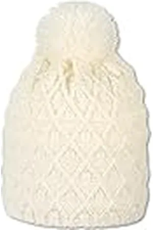 Sterntaler Meisjesmuts met pompon, gebreide ruitmuts, , 55 cm