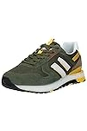 Lumberjack Warner gymschoenen voor heren, legergroen/bruin, 43 EU, , 43 EU