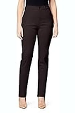 Gloria Vanderbilt Womens Amanda Classic High Rise Tapered Jean, Coffee Roast, 10 Petite Regular