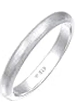 Elli Ring Dames Basic Minimal Mat in 925 Sterling