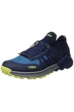 CMP Hosnian Low Shoe Trekking-schoenen voor heren, Blauw Fluo Groen B Blue Verde Fluo, 39 EU