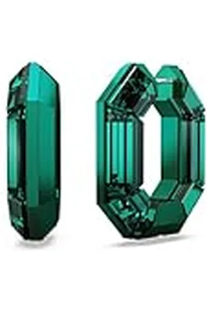 Swarovski Lucent Ringoorbellen, Achthoekige Vorm, S, Groen