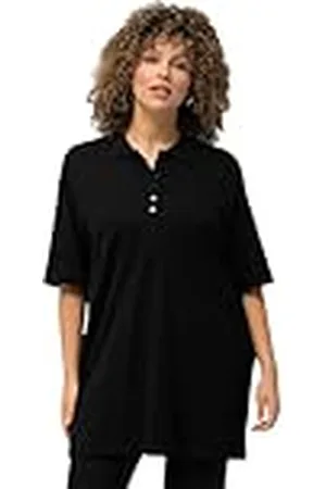 Ulla Popken Basic poloshirt voor dames, , 46-48