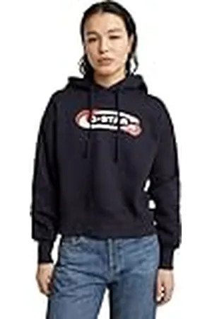 G-Star RAW Old Skool Logo Loose Hooded Sweater, , L