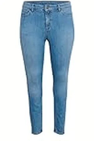 Kaffe Kcena Flora lange damesjeans, , 48 (L)