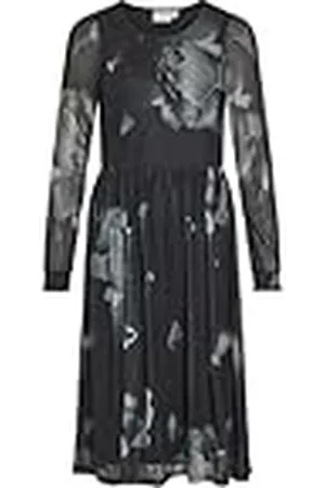 VILA Vivolette Vai O-Neck L/S Dress/Lc, , XS