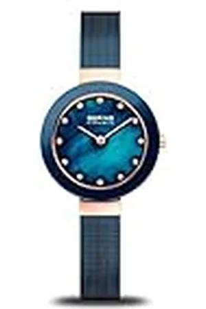 Bering Dameshorloge quartz uurwerk - keramische collectie met roestvrij staal en saffierglas 11429-367