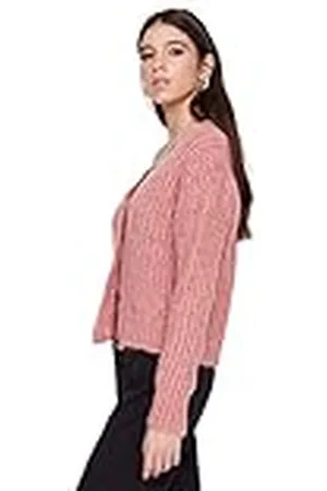 Trendyol Dames Regular Standaard V-hals Gebreide Vest, , L