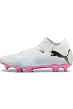 PUMA Future 7 Match Mxsg voetbalschoen voor heren, Wit Zwart Poison Roze, 42 EU