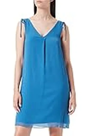 TOM TAILOR Dames Jurk met strikdetail 1032230, , 46