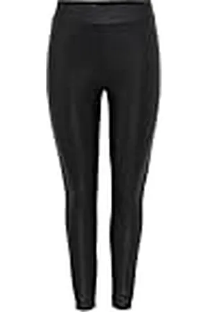 ONLY Dames BroekOnlcool Coated Legging Noos , (black/black),XL