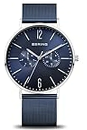 Bering Herenhorloge quartz uurwerk - Classic Collection met roestvrij staal en saffierglas 14240-303
