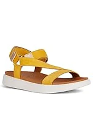 Geox Dames D XAND 2S B Sportsandaal, geel/LT goud, 37 EU, , 37 EU