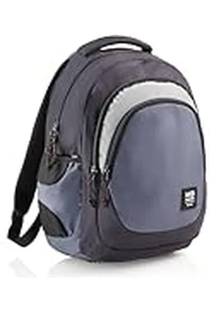 Miquelrius Rugzak Triple Berlin Recycl, Rider Blue, schoolrugzak, uniseks, kinderen, meerkleurig, 420 x 310 x 190 mm, Meerkleurig, 420x310x190 mm