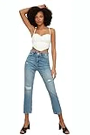 Trendyol Vrouwen Hoge Taille Rechte Been Bootcut & Flared Jeans, , 62