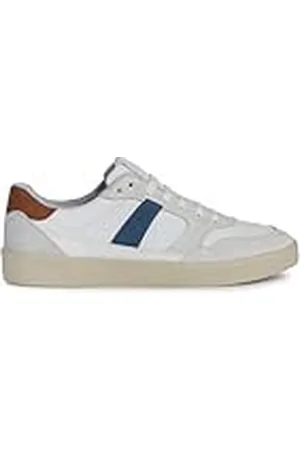 Geox U AFFILE B Sneakers voor heren, wit/AVIO, 42 EU, , 42 EU