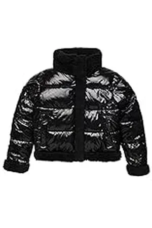 Replay Meisjes SG8270 gewatteerde jas, 098 zwart, 14A