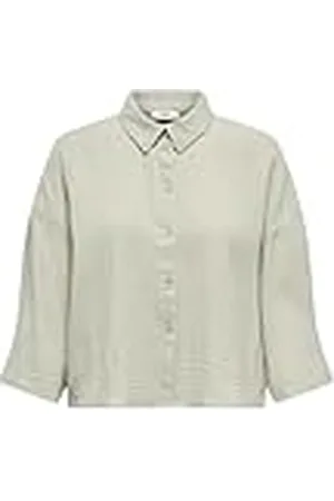 JDY THEIS 3/4 Crop Shirt WVN Dia NOOS, , S