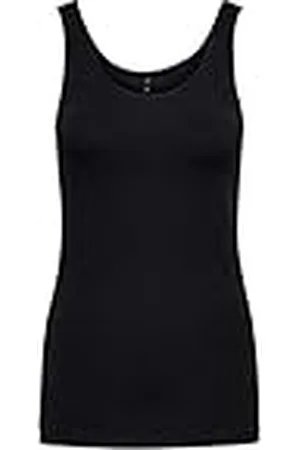 ONLY Damestop Onllive Love Tank Noos, zwart (zwart/zwart), XS