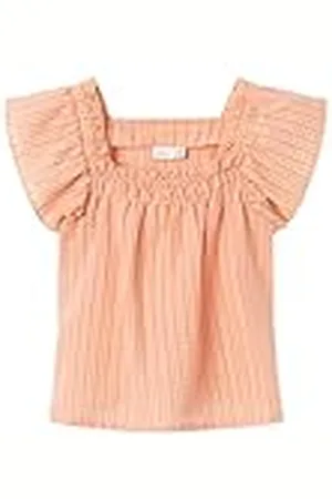 NAME IT Meisjes Nkfjunica Short Top Korte Mouwen Blouse, , 134-140